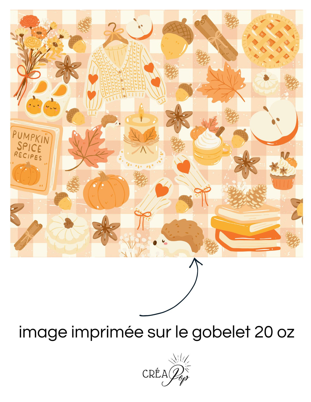 Gobelet 20 oz – Douceurs d’automne